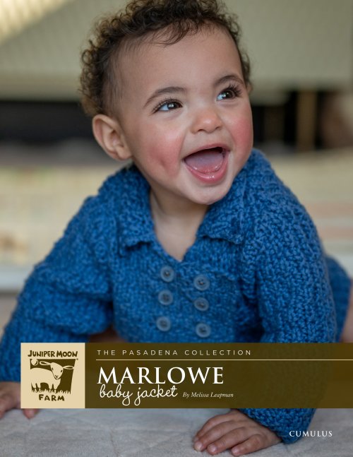 Model photograph of "Marlowe Baby Jacket"