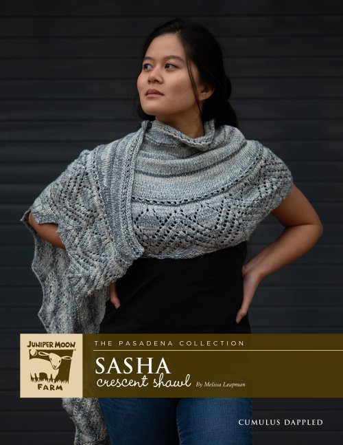 image preview of design 'Sasha Crescent Shawl'