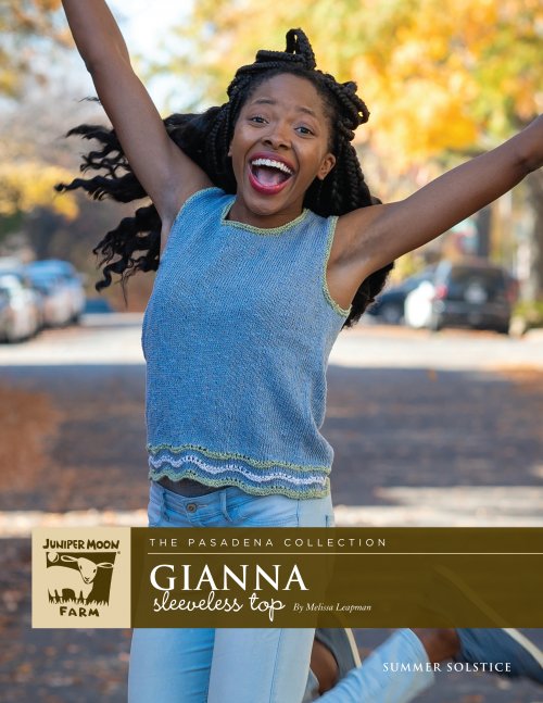 Model photograph of "Gianna Sleeveless Top"