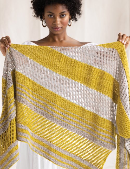 image preview of design 'Summer Citrus Shawl'