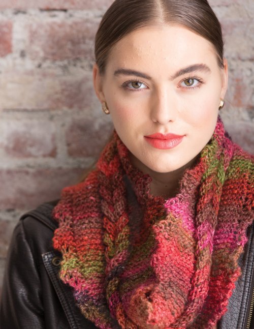 Model photograph of "24 - Braided Scarf"