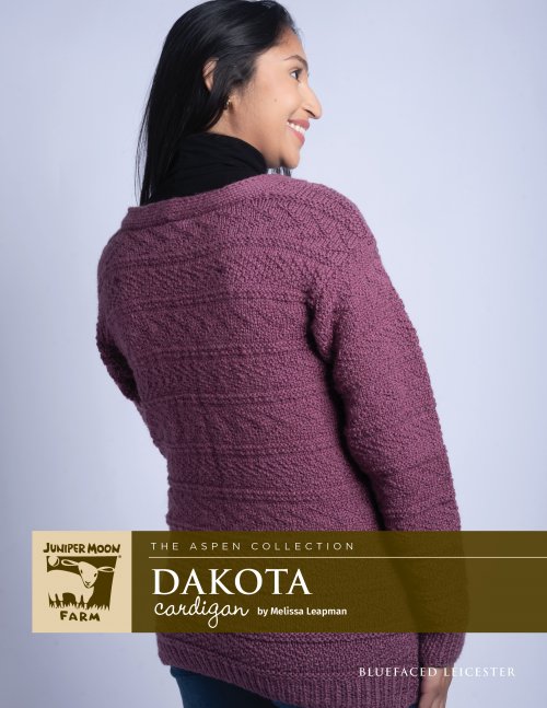 Model photograph of "Dakota Cardigan"