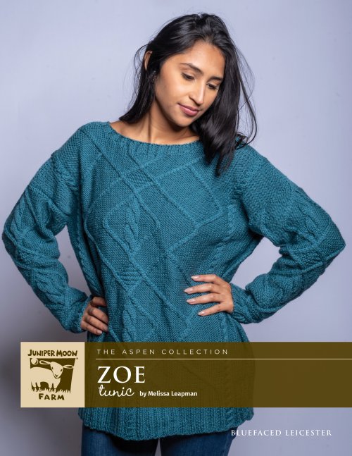 Model photograph of "Zoe Tunic"