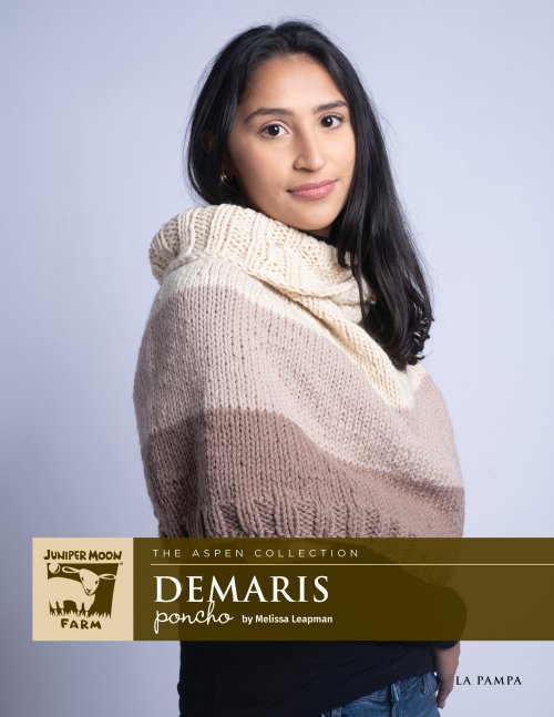 Model photograph of "Demaris Poncho"
