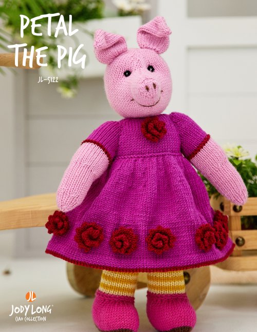 Model photograph of "Petal the Pig"