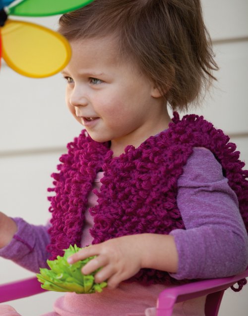 Model photograph of "Loop Vest"