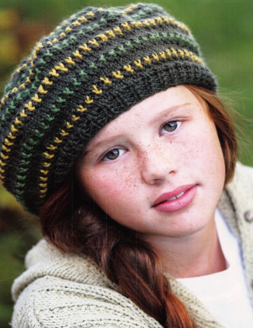 Model photograph of "Beret"