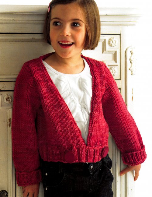 Model photograph of "Cardigan"