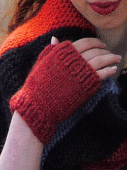 Model photograph of "Masala Mittens"