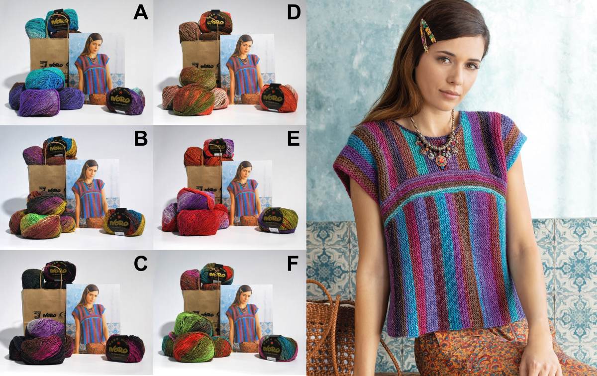 Noro-Kit Two Way Top in Silk Garden Lite – Sedona Knit Wits