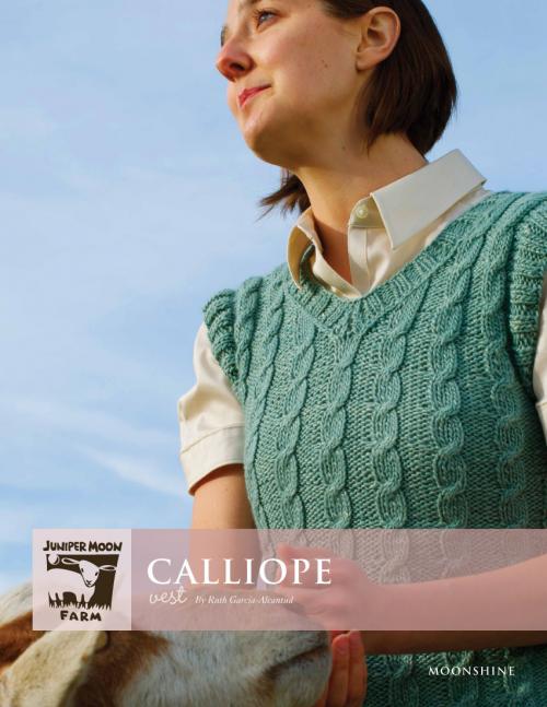 Model photograph of "Calliope Vest"