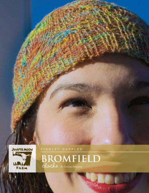 Model photograph of "Bromfield Cloche"