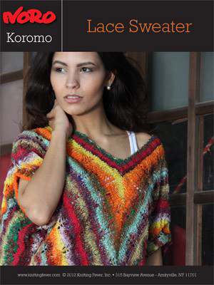 Model photograph of "Koromo Lace Sweater [YS-572]"