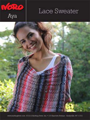 Model photograph of "Aya Lace Sweater [YS-569]"