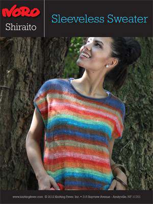 Model photograph of "Shiraito Sleeveless Sweater [YS-575]"