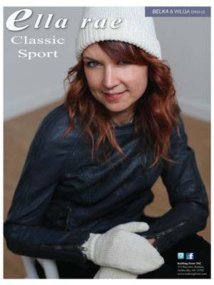 Model photograph of "Classic Sport - 'Belka' Mitts &amp; 'Wilga' Beanie"