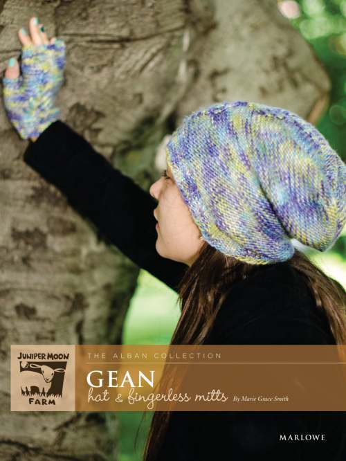 image preview of design ''Gean' Hat &amp; Fingerless Mitts'