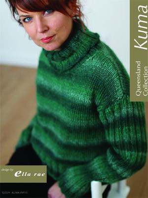 Model photograph of "Kuma Sweater - Q2029"