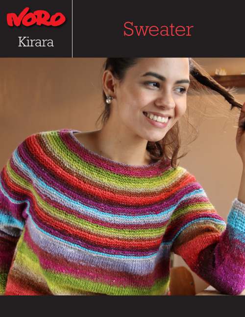 Model photograph of "Kirara Sweater [Y-971]"