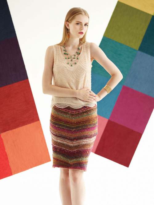 image preview of design '27 - Chevron Pencil Skirt'