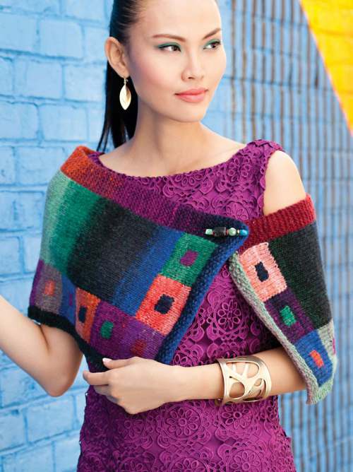 image preview of design '14 - Intarsia Capelet'