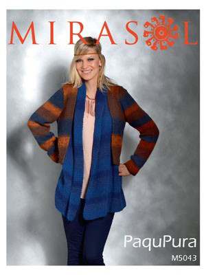 Model photograph of "Paqu Pura Double-Blended Jacket"