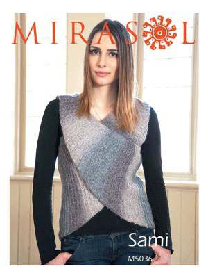 Model photograph of "Sami Crossover Vest"