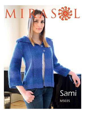 Model photograph of "Sami Wide Collar Jacket"