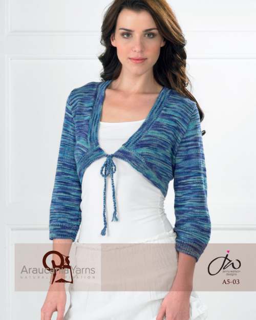 image preview of design '&#209;uble - Front-tied Bolero'