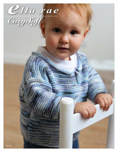 Model photograph of "Cozy Soft - Garter Stitch Sweater"
