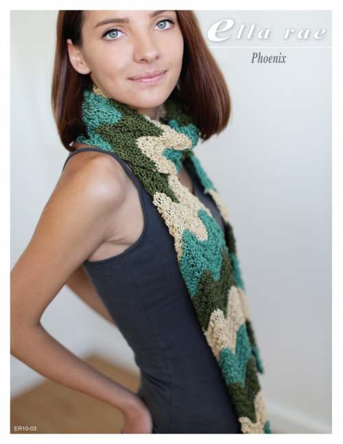 image preview of design 'Phoenix - Scarf'