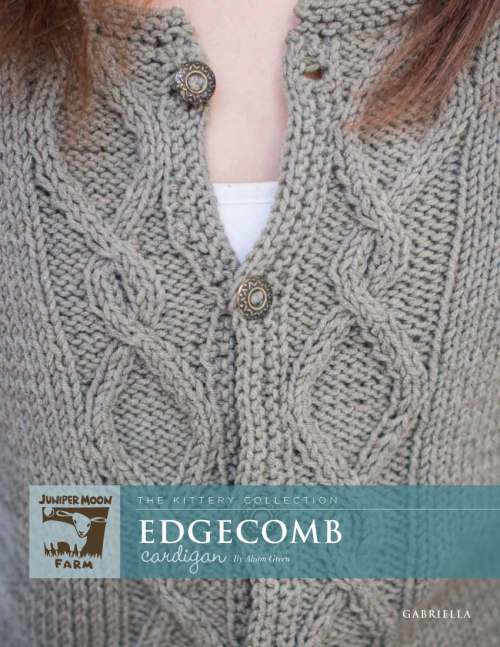 Model photograph of "'Edgecomb' Cardigan"