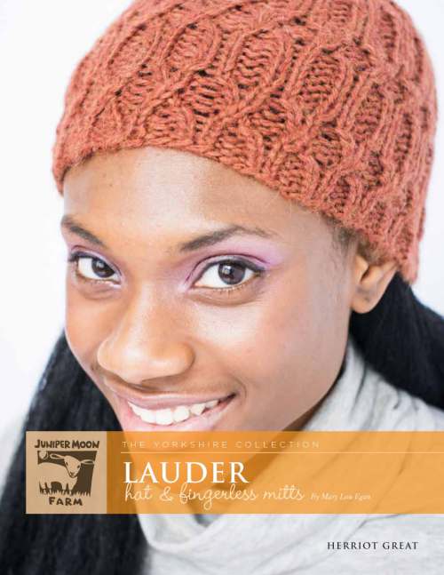 image preview of design ''Lauder' Hat &amp; Fingerless Mitts'