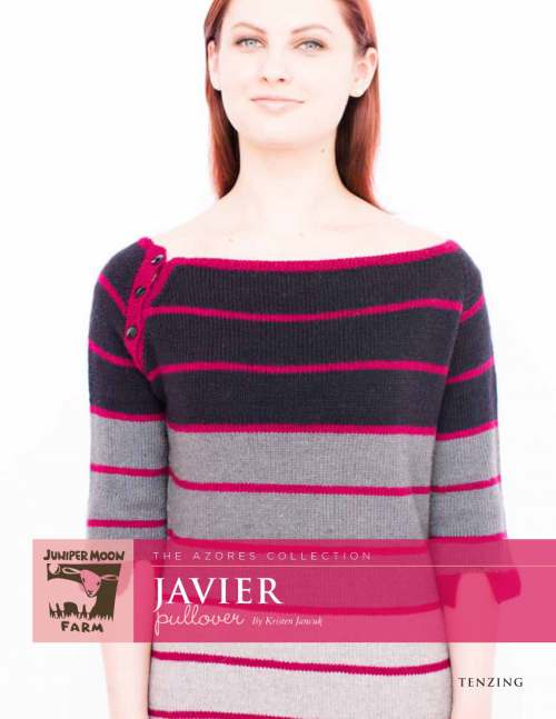 Model photograph of "'Javier' Pullover"