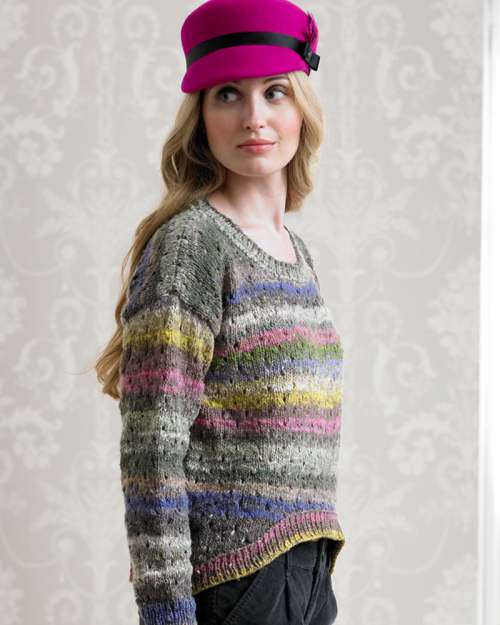 Model photograph of "Relaxed Sweater"