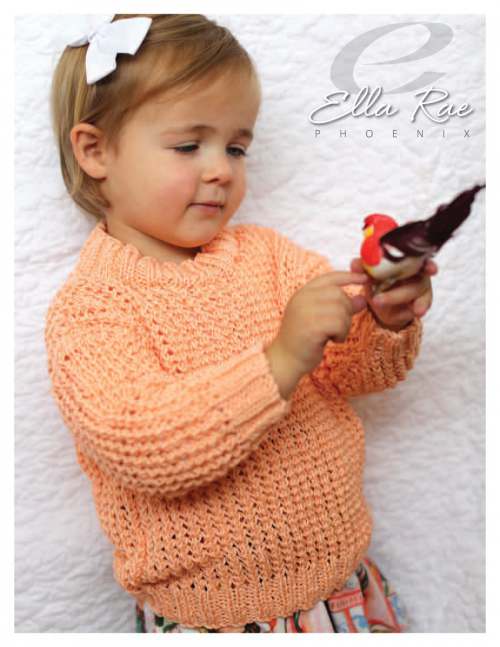 Model photograph of "'Blossom' Sweater"