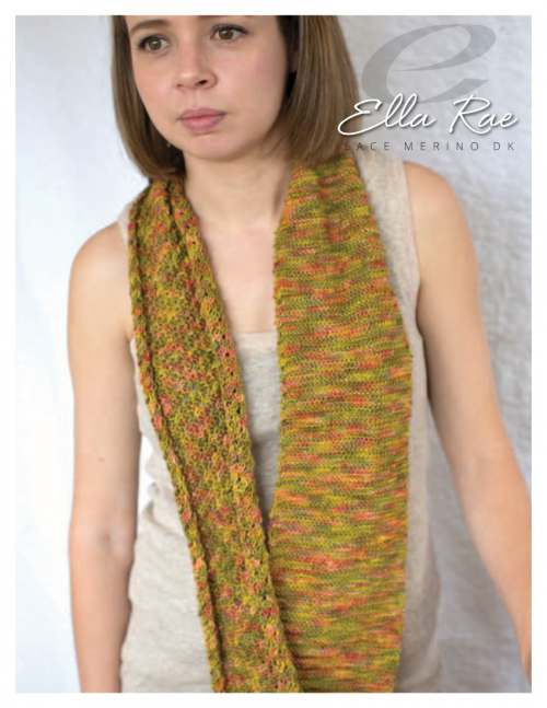 Model photograph of "Infinity Scarf"