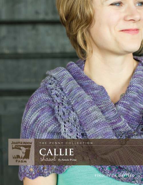 image preview of design ''Callie' Lace-edged Crescent Shawl'