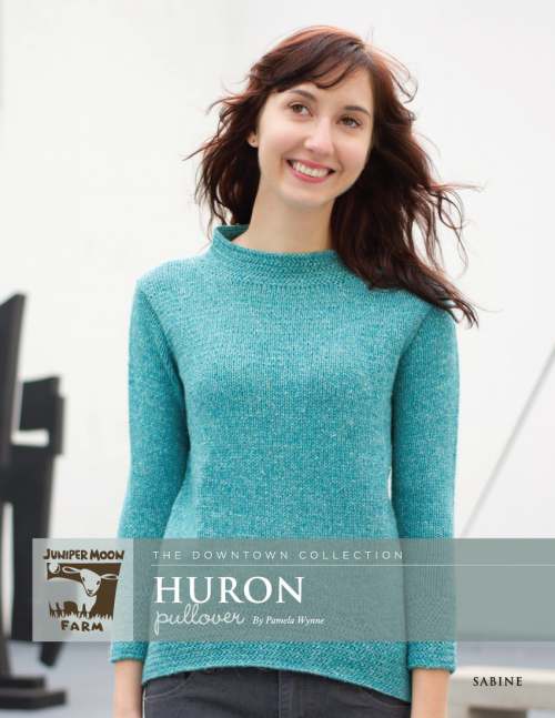 Model photograph of "'Huron' Pullover"