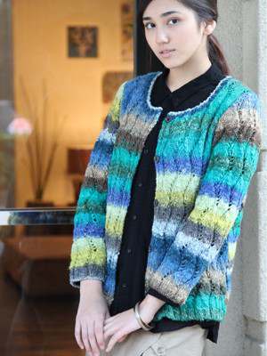 Model photograph of "Lace Jacket [YS-605]"