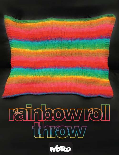 Model photograph of "Rainbow Roll - Throw"