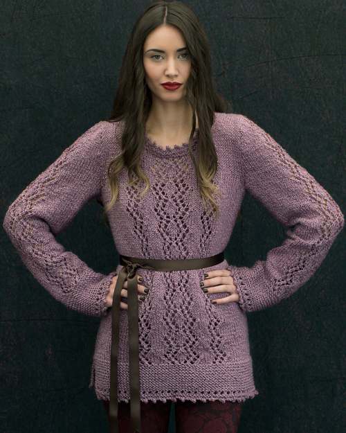 image preview of design ''Falaise' Zig Zag Lace Tunic'