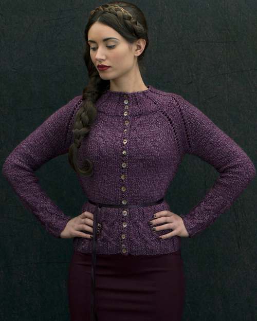 image preview of design ''Fayet' Cable Edge Cardigan'