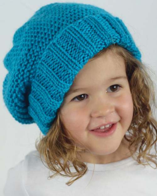 image preview of design 'Garter Stitch Beanie (Cozy Soft Chunky version)'