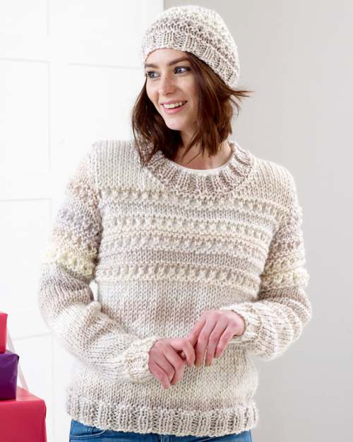 image preview of design 'Sienna Ladies Sweater & Hat'