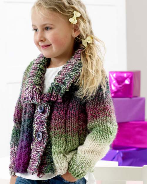 image preview of design 'Willow Girls Cardigan'