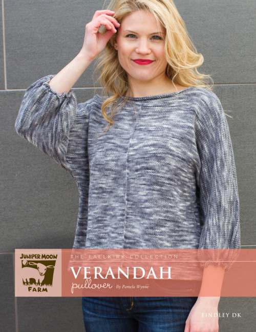 Model photograph of "'Verandah' Pullover"