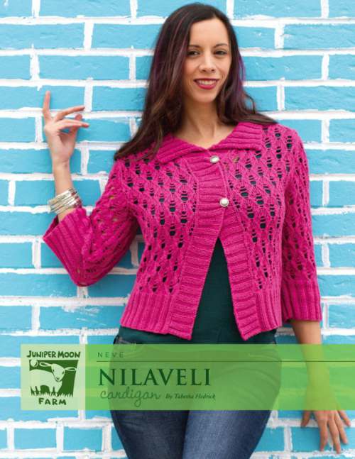 Model photograph of "'Nilaveli' Cardigan"