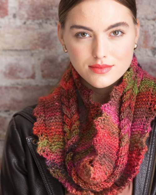 Model photograph of "16 - Braided Scarf"