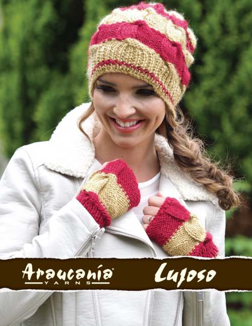 image preview of design 'Ashlyn Hat & Bess Fingerless Mitts'